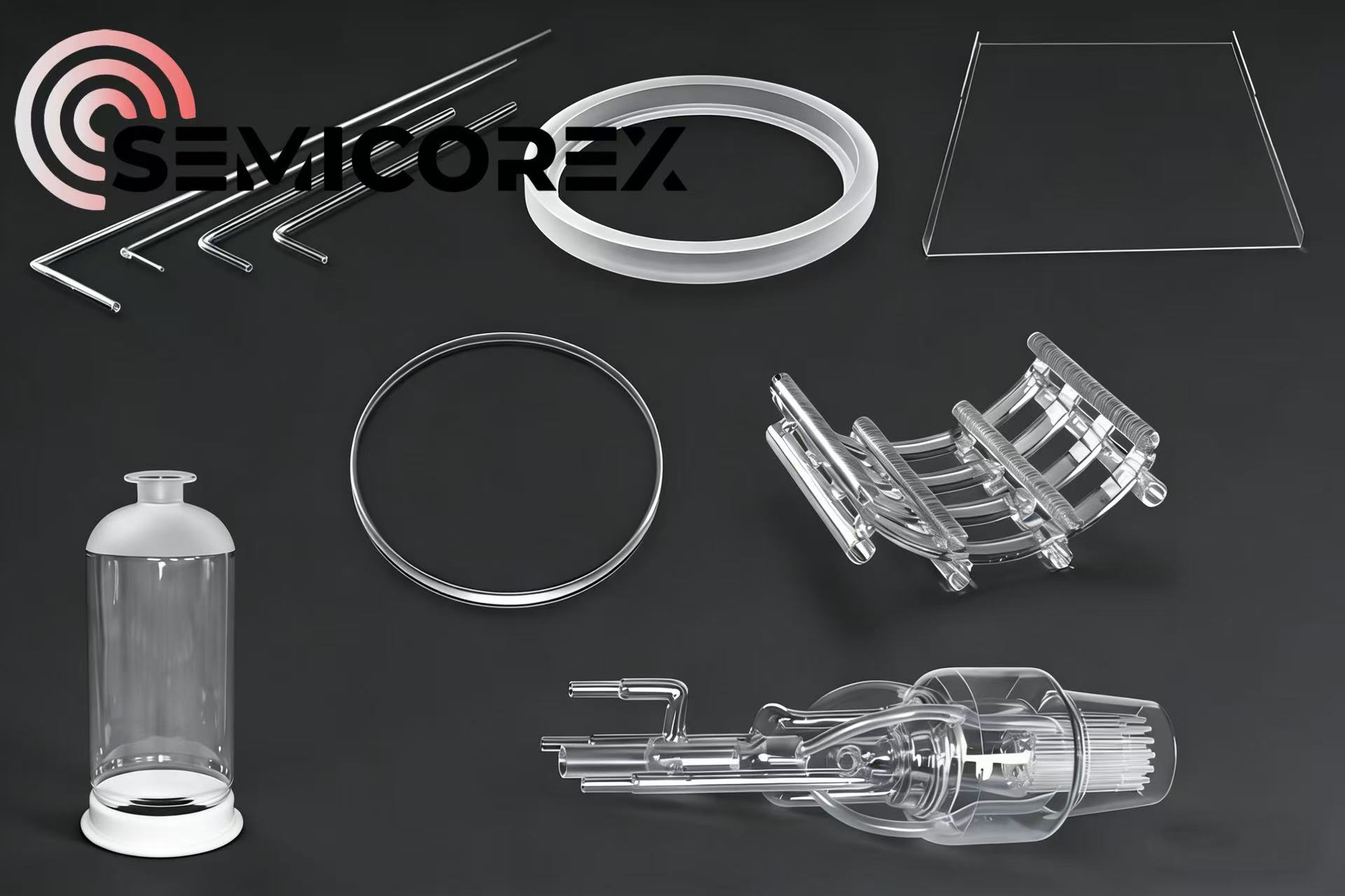 ส่วนประกอบและการประยุกต์ควอตซ์เซมิคอนดักเตอร์ทั่วไป