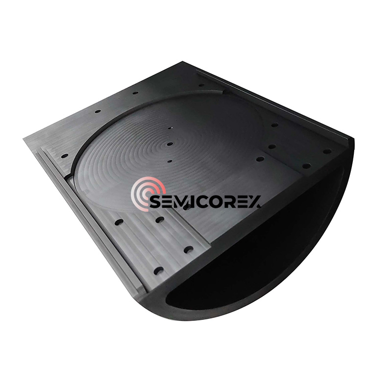 ชิ้นส่วนฮาล์ฟมูนเคลือบ SiC