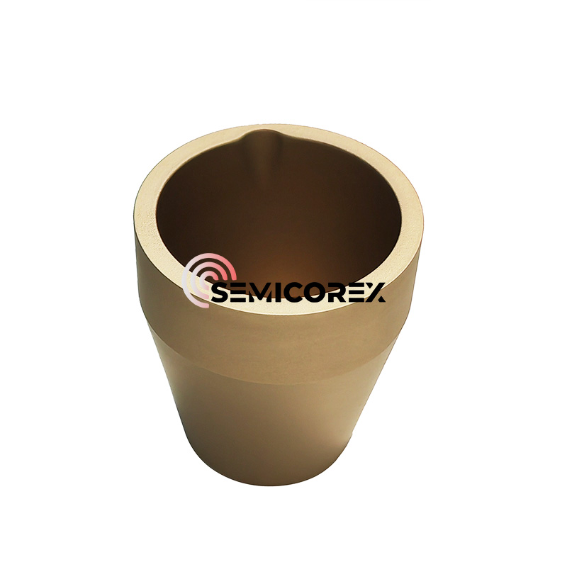 ถ้วยใส่ตัวอย่างเคลือบ TaC