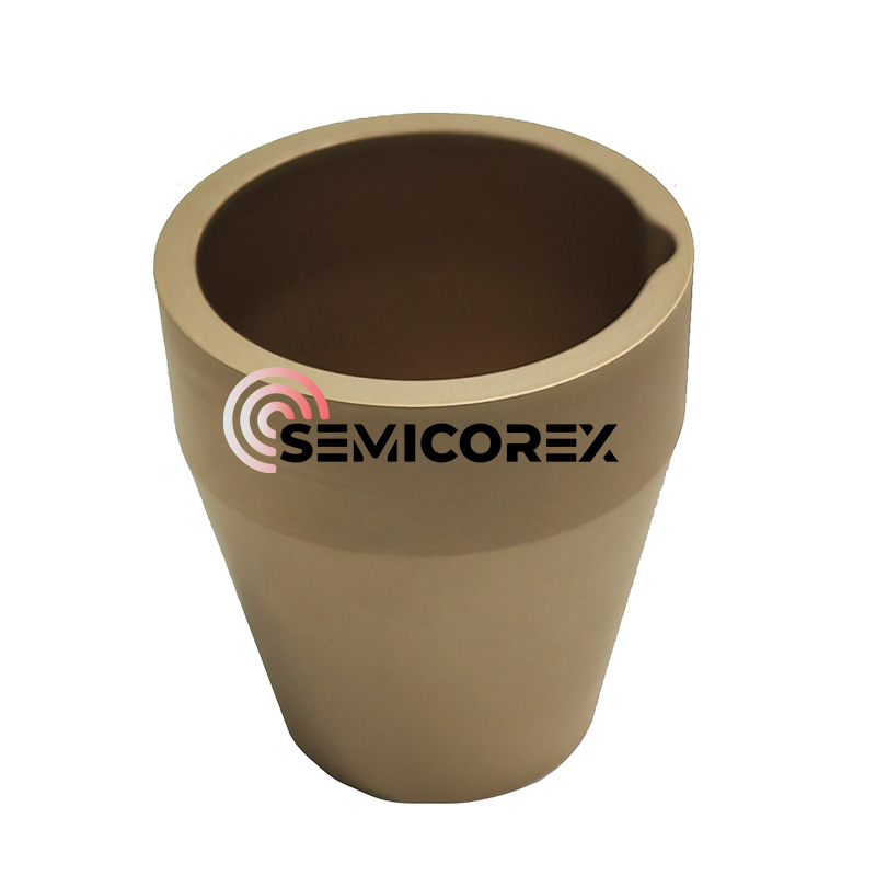 เบ้าหลอมกราไฟท์เคลือบ TaC